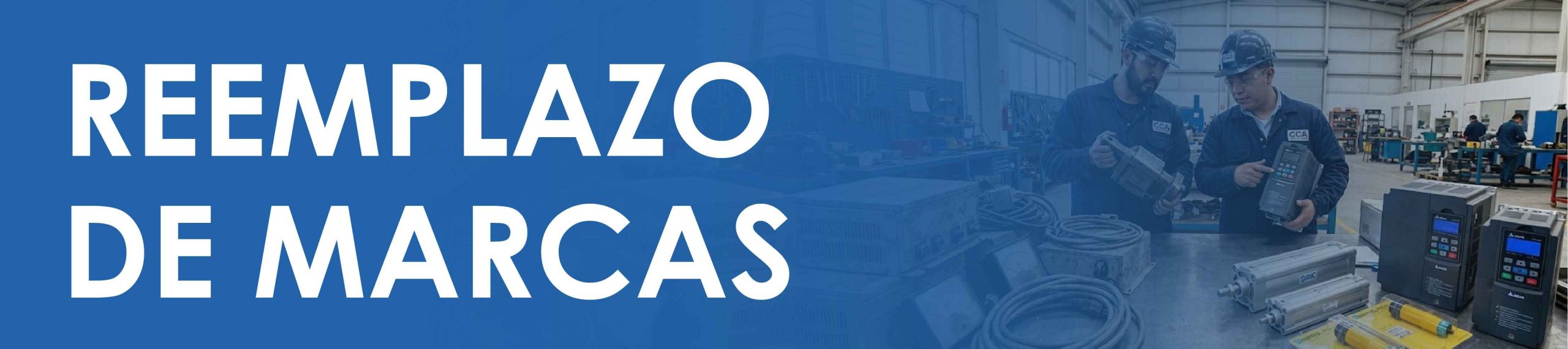 Reemplazo de marcas industriales